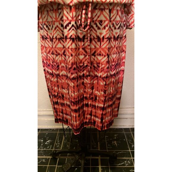 Dress Barn Geometric Multicolor Dress Size 14 - Picture 5 of 12